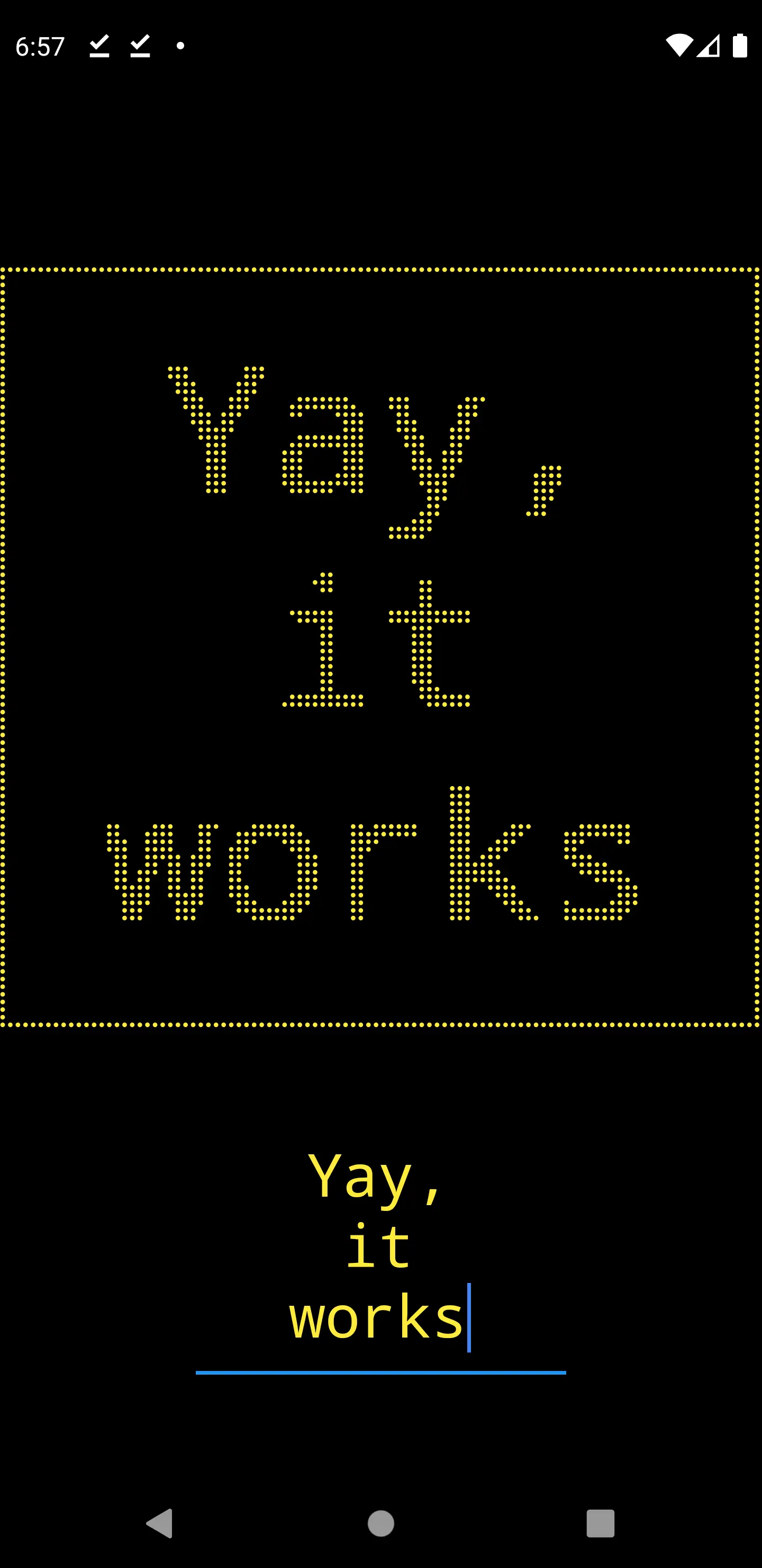 Flutter LED display iteration 2 Flutter LED display iteration 2