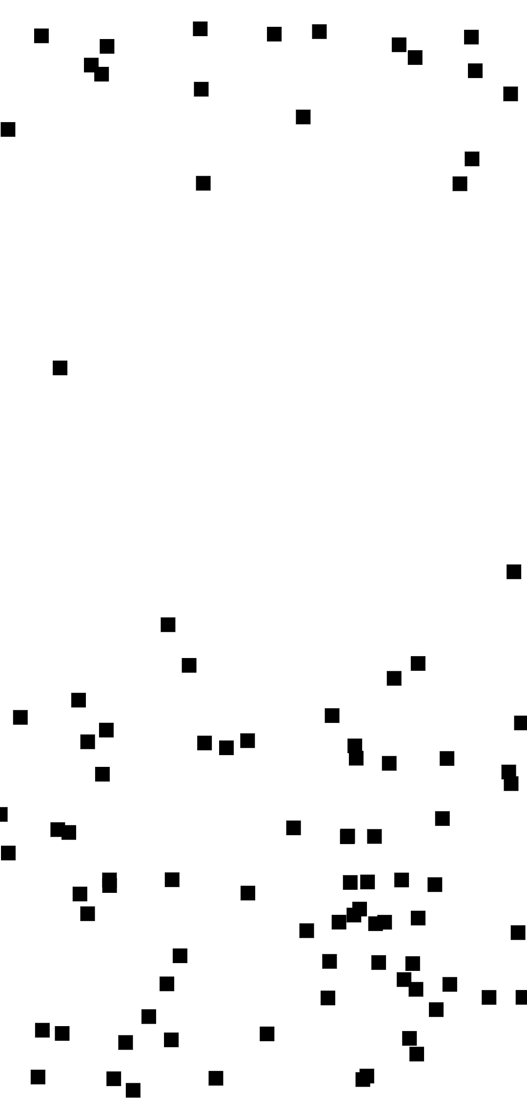 Flutter bacterial growth: Dynamically positioned squares that move and reproduce Flutter bacterial growth: Dynamically positioned squares that move and reproduce