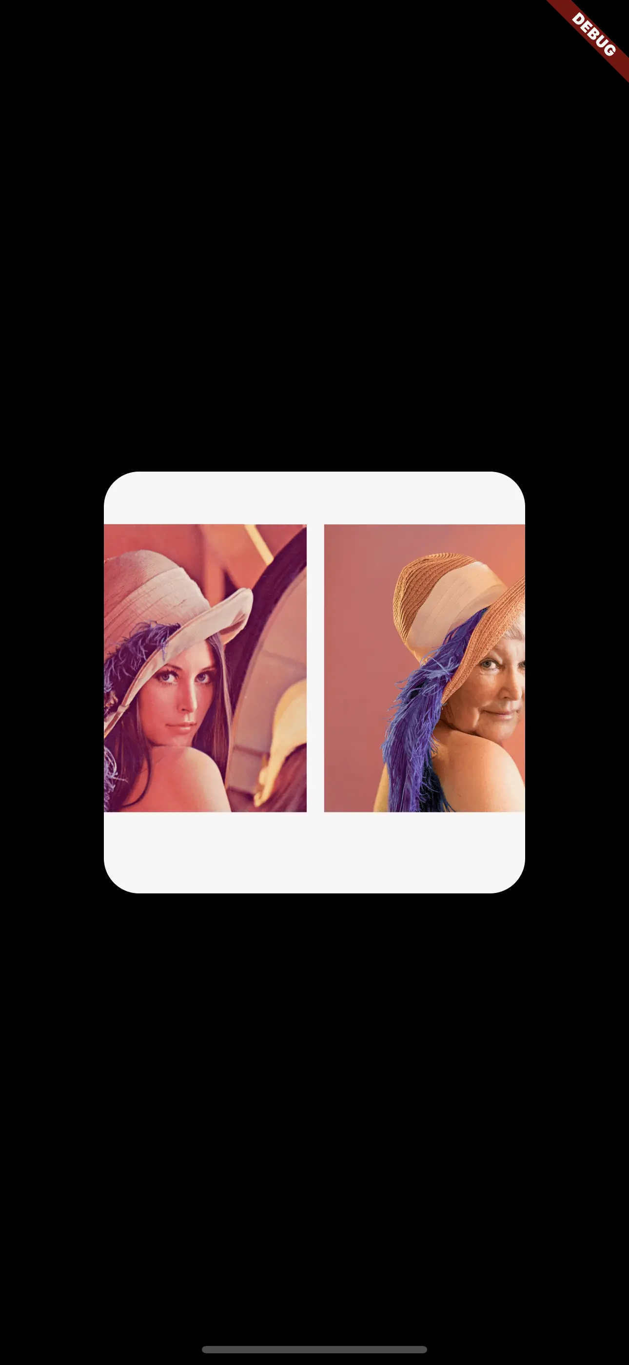 A squared image with a border radius of 24 A squared image with a border radius of 24