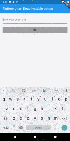 How a disabled button could work How a disabled button could work