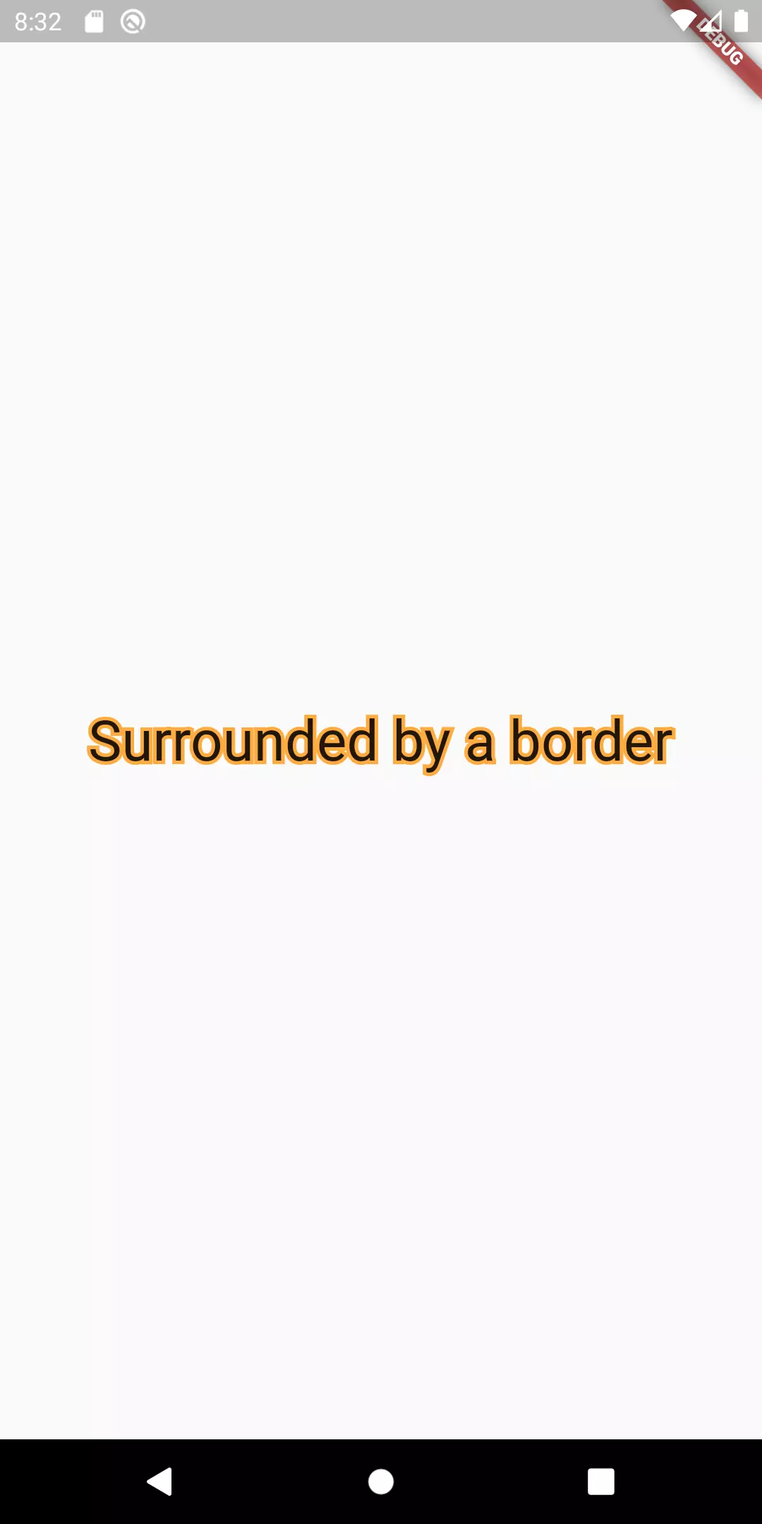 Simple text widget with stroke border in Flutter Simple text widget with stroke border in Flutter