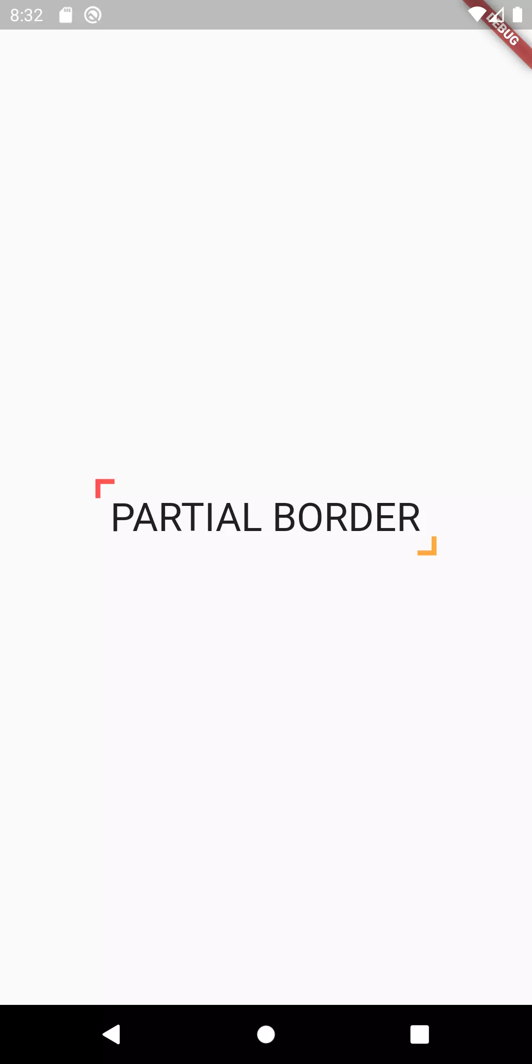 Partial border with gaps in Flutter Partial border with gaps in Flutter