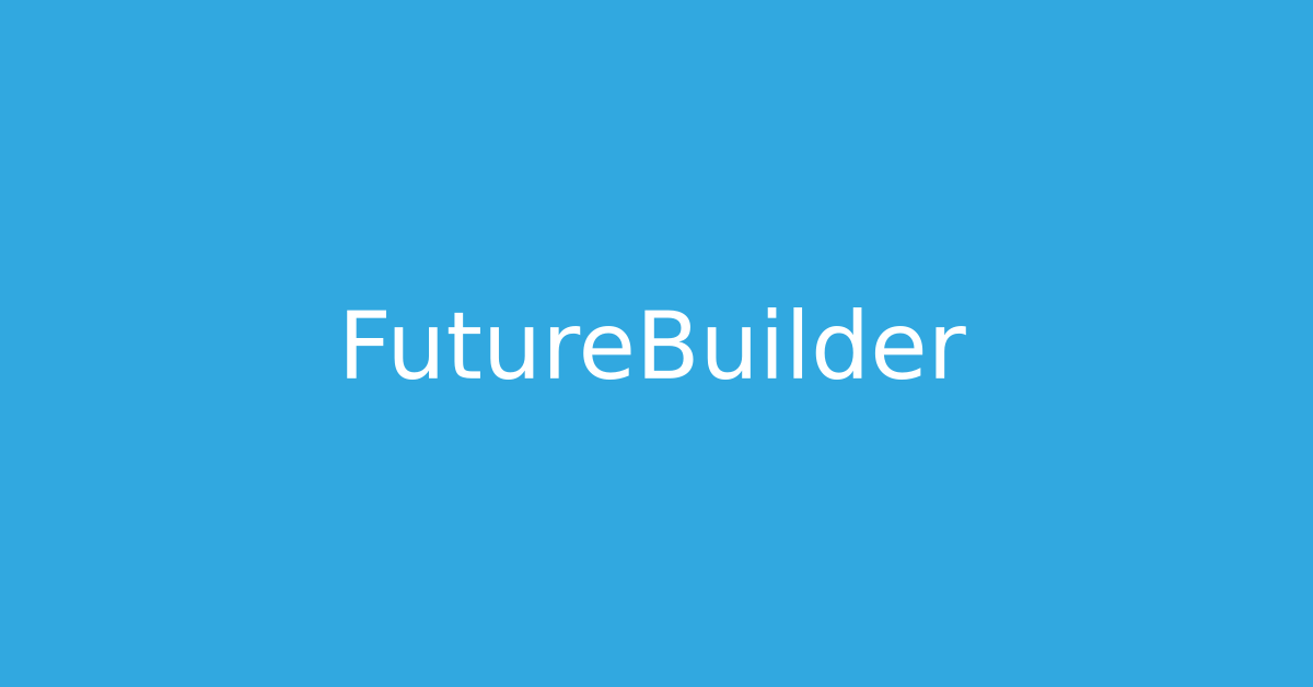 How to use a FutureBuilder