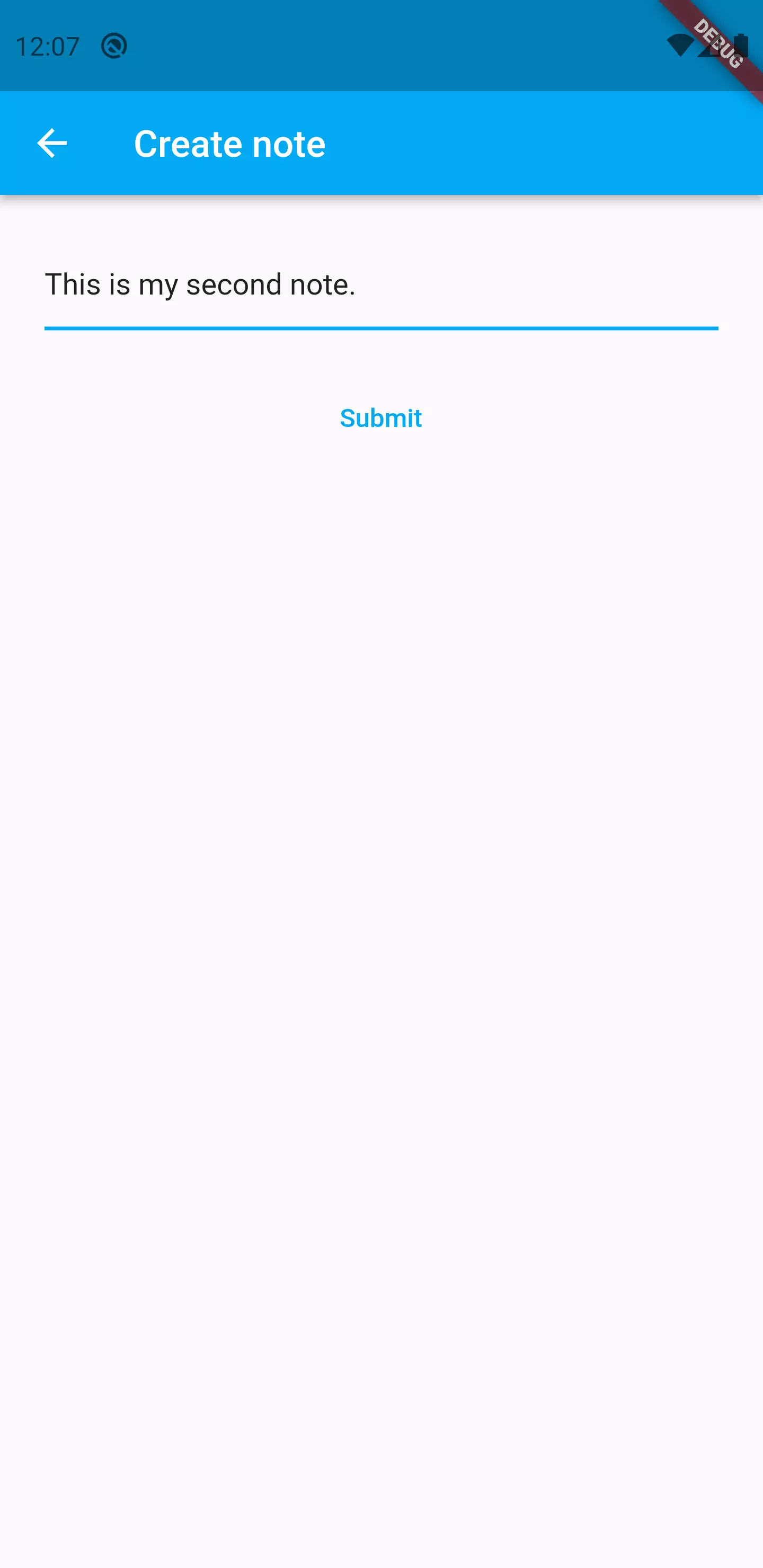 Flutter reload after popop: create note screen